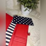 Joules “Road Trip” Navy/red/white highflyer travel wallet NWT Red Photo 2