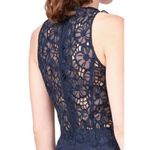 Rebecca Taylor NWT Aly silk blue lace ruffle dress Photo 2