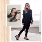 Sorel  PDX Premium Wedge Bootie Boots Tan and Black NL2796-012 Size 9.5 Photo 1