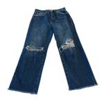 Pistola  Cassie Crop Super‎ High Rise Straight Distressed Jeans size 27 Photo 2