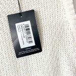 Pretty Little Thing Women's M Cream Side Tie Knitted Waffle Top Photo 4