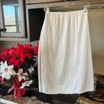 Vassarette Vintage  Nylon Off White Midi Slip Photo 2