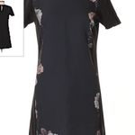 Simply Vera Vera Wang Floral Flower Black Dress Size XL Photo 0