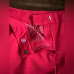 Jones Wear  Essential Red NWT Crease In Front &.Back Wide & Straight  Leg Sz 6 Photo 5