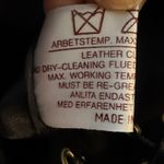 Leather suede fringe Black cropped Jacket with chunky gold buckles Size M Photo 7