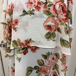 Show Me Your Mumu Tiered Floral Tank Off Shoulder Blouse Ruffled Roses Feminine Photo 2