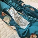 La Blanca Blue Caribbean Current Orchid Floral Ruched Bikini Swim Bottom 10 NWT Photo 7