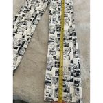 Reformation Comic High Rise Straight Leg Black /white Photo 10