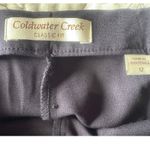 Coldwater Creek Black Trouser Slacks Women's Dress Pants Size 12 Career Workwear Photo 5