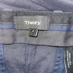Theory  Womens Dress Pants Straight Leg Slacks‎ Lined Stretch Navy Blue Size 2 Photo 5