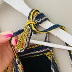 Madewell Tie-Shoulder Tank Top in Rainbow Crochet Sz Small Photo 7