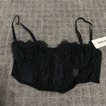 Out From Under Modern Love Ribcage Corset NWT Size S - Black Photo 4