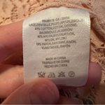 Jenny Yoo Cleo Pink Lace Snap Back Layover Cropped Top Sz XS Photo 5