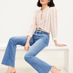 Loft High Rise Slim Flare Jeans Women's Size 32 Photo 0