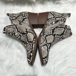 MIA  Snakeskin Pointed Toe Short Heel Ankle Bootie Boots Size 8.  B67 Photo 3