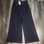 Ramy Brook  Meghan Wide-Leg Pants Blue & White Stripe Size 4 Photo 3