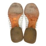 COS  Women's White Weave Braided Leather Block Heel Slip-On Pumps Shoes 40 US 9 Photo 3