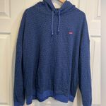Levi's Levi’s Blue Leopard Print Hoodie Sweatshirt Photo 1