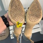 Badgley Mischka Silver Violette Crystal Pointed Stiletto High Heels SZ 1… Photo 2