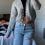 Garage  Sweater Cropped Grey Photo 0