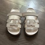 Tory Burch NEW  Ines Sandal White Leather 6 Photo 2
