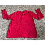 Sonoma Women's Red "Happy Holiday" Long Sleeve Tee Size Large Photo 5