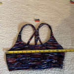 Lululemon Energy Sports Bra Multicolored Striped Size Photo 2