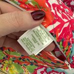 Lilly Pulitzer reversible 2 in 1 Vibrant Floral and blue Quilted Jacket Photo 2