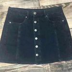 American Eagle  black jean mini skirt size 6 Photo 0