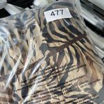 Vintage Y2k Zebra Animal Print Tiered Maxi Skirt Womens Size 8/Medium Tan Photo 7