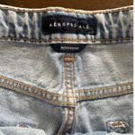 Aeropostale Women Boyfriend Jeans 8 Ripped Distressed Denim Casual Lightweight Blue Photo 6