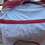 Modcloth Red Rain Coat Drop Lined Trench Coat XS cottagecore outdoor Rain Jacket Photo 6