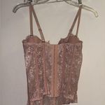 Victoria's Secret  Bridal Allure Shimmer Bustier With Detachable Garters size M Photo 5