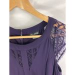 City Chic  Lace Detail Purple Dress size XS / 14 Photo 3