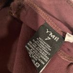 Ymi  Jeans Size 7 Maroon Plum Cotton Denim Stretch Skinny Jeans 5 Pocket Photo 10