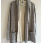 Babaton ‎ Aritzia Merino Wool Open Front Cardigan Sweater Women Small Photo 0
