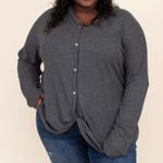 Chic Soul Gray Knot Top Photo 0