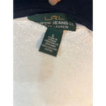 Ralph Lauren Striped Pullover Top‎ with Drawstring Waist, 3/4 Sleeves, Striped Photo 3