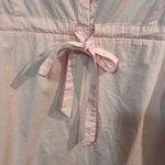 Lilly Pulitzer  100% Cotton Light Pink Pinstripe Shirt Dress Photo 3