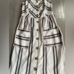 Style House Striped Button-Front Midi Dress Photo 1