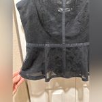 Karen Millen  Black Lace Sleeveless Top Size 10. gorgeous! Photo 3