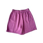 Nike Women’s Sportswear Essentials Fleece High-Rise Shorts In Light Bordeaux/Pur Photo 4