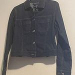 Ann Taylor Black Jean Jacket Classic Style Photo 0