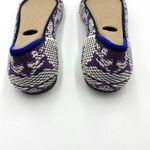 Rothy's  The Flat Violet Round Toe Floral Wisteria Purple White Photo 9