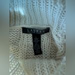 Lauren Ralph Lauren White Ombre Knit Sweater, Size Large Photo 2