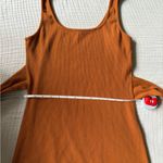 MOTF Vibrant Orange Knit Dress Photo 4