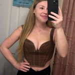 Going Out Corset Top Brown Size XS Photo 0