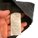 Madewell  Denim Collarless Popover Shirt in Black Shrader Wash Photo 3