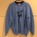 Butterfly Sweater Blue Size XL Photo 0