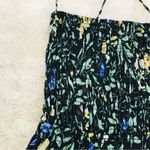 ASTR the Label Stasia Black Floral Smocked Maxi Dress Strappy Open Back Medium Photo 6